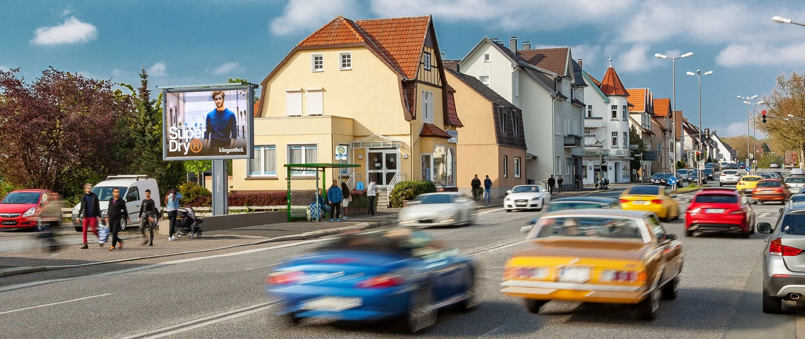 Werbung auf Privatgrundstück