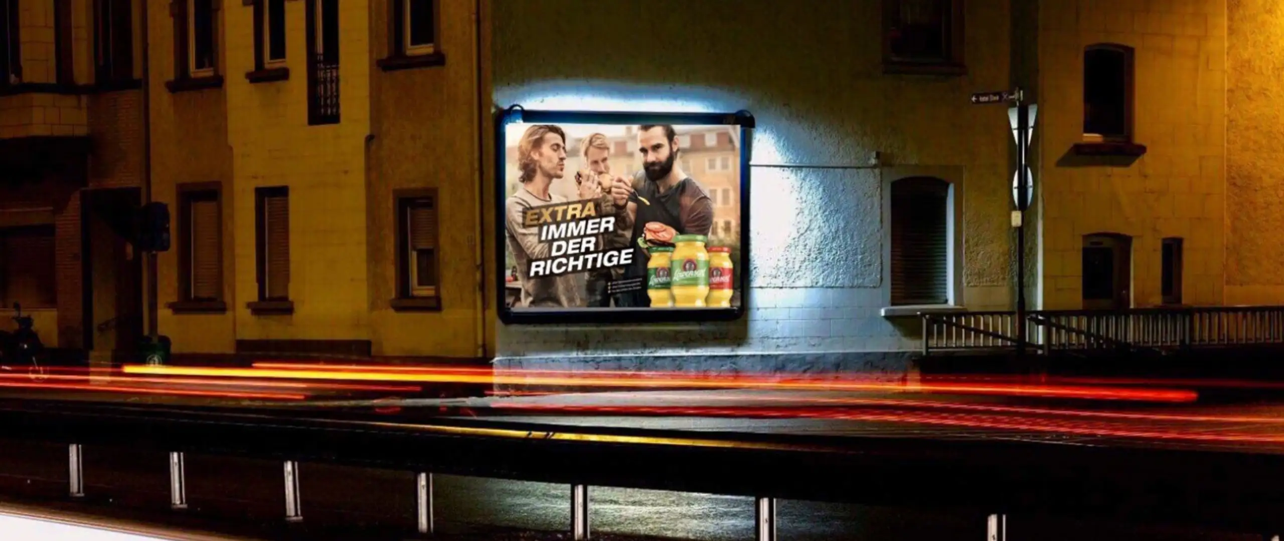 werbung am haus