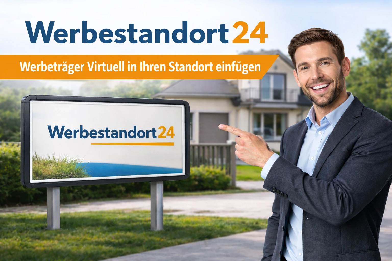 Werbeträger Virtuell in Ihren Standort einfügen mit unserem Werbestandortsimulator-Onlinetool