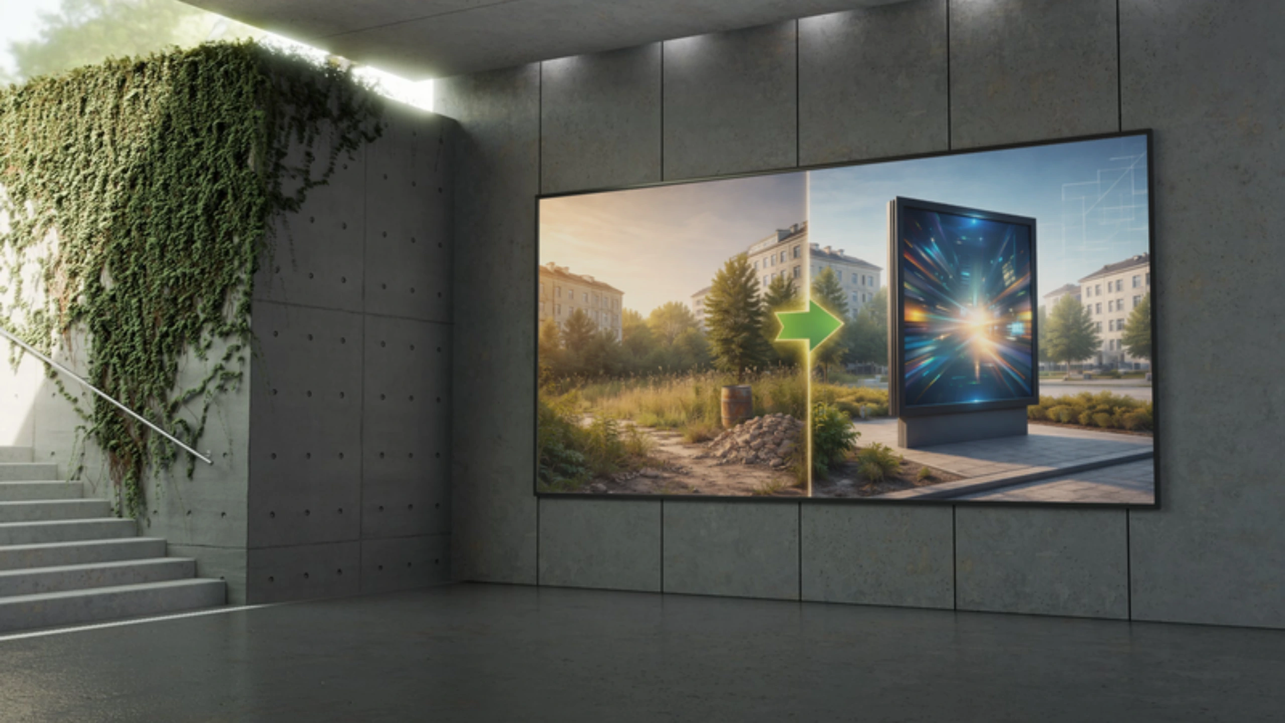 Werbung auf Privatgrundstück und Freiflächen