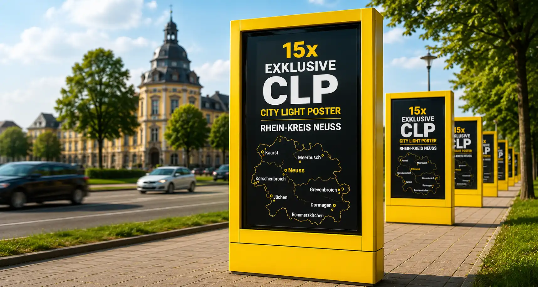 City-Light-Poster (CLP) 1 City Light Poster CLP 1185 × 175 cm Hochformat